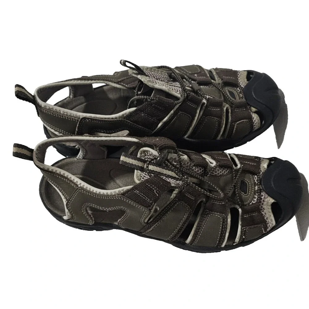 Skechers - Hiking Sandals Fisherman 50492 Water Trail -Green/Gray  Men's Size 10